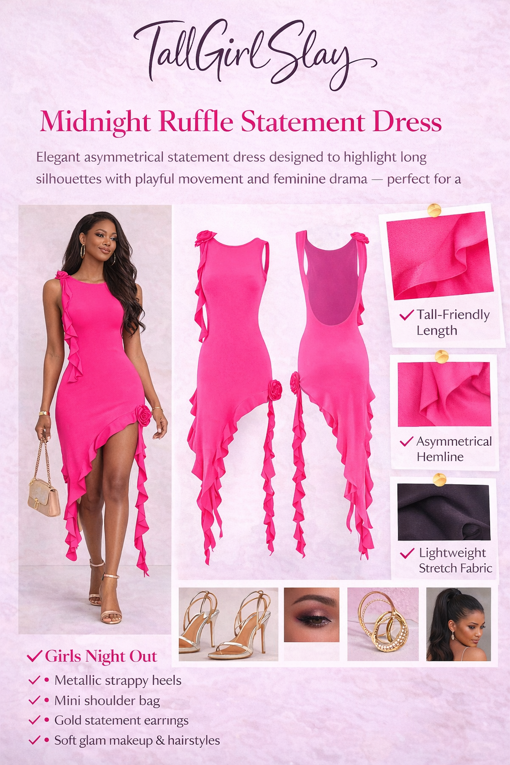 Lycra 'U' Back Dress
