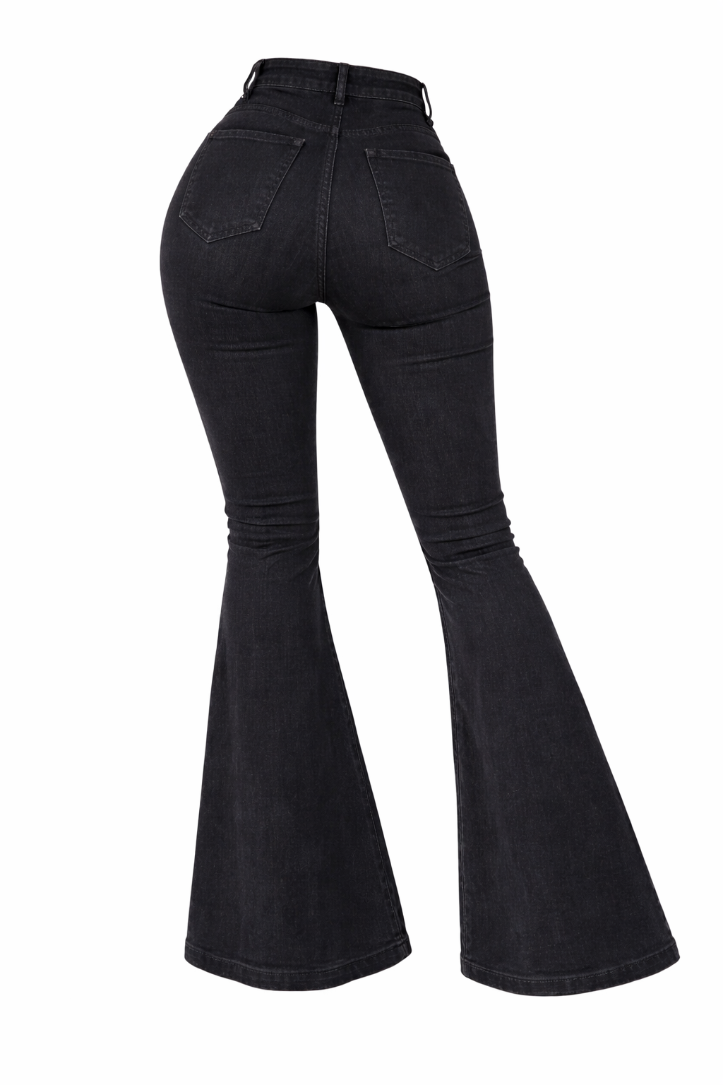 Patchwork Bootcut Jeans