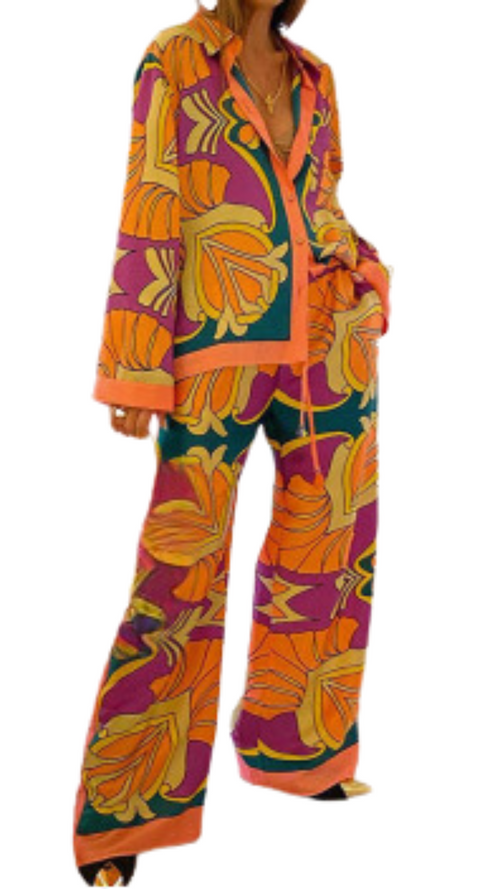2 Piece Floral Set
