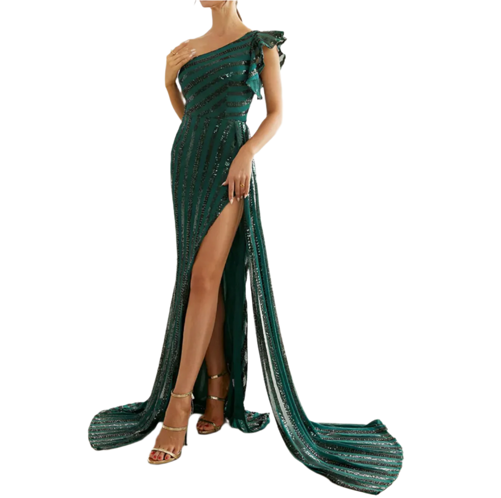Emerald One Shoulder