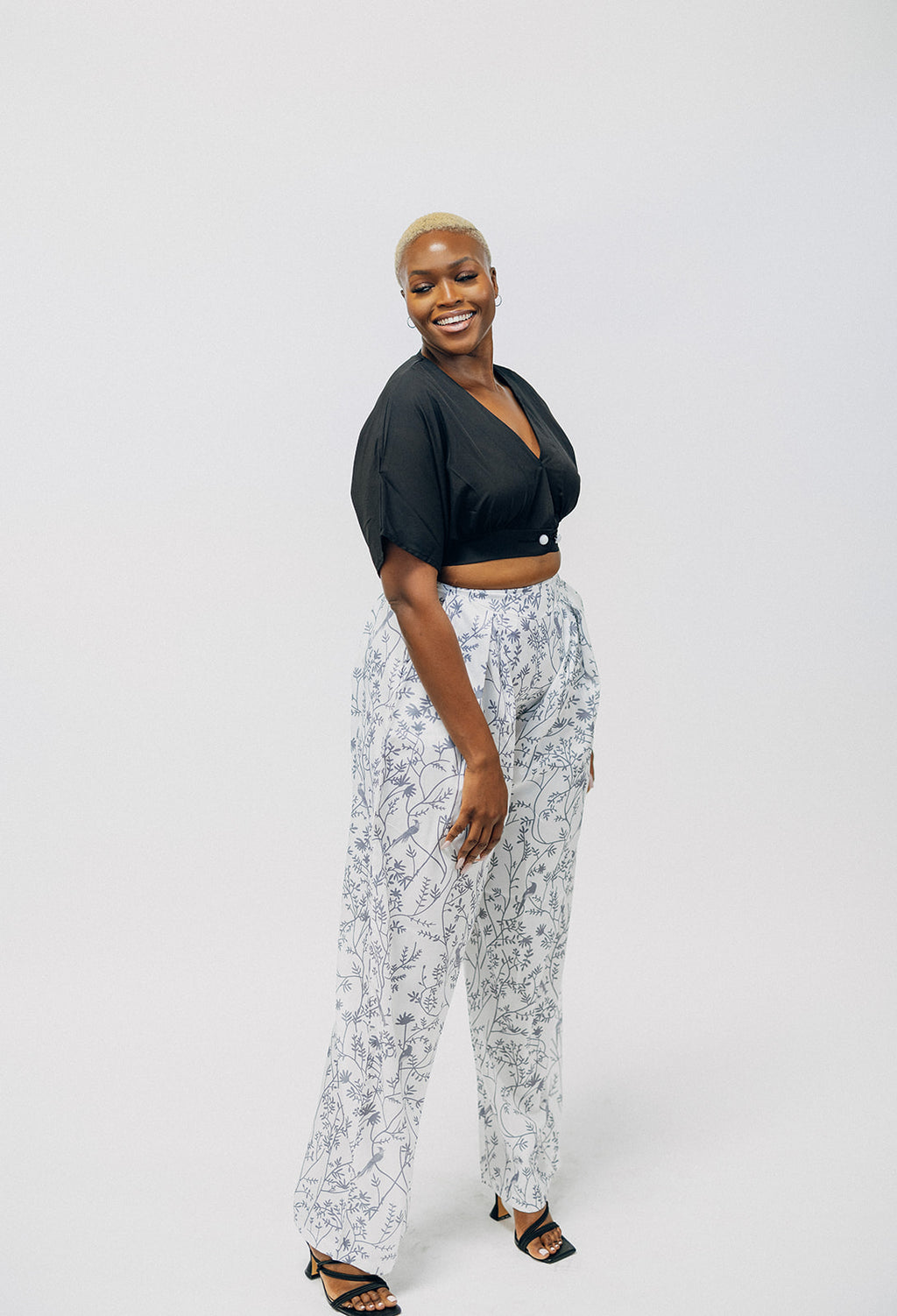 Print Wide Leg Set