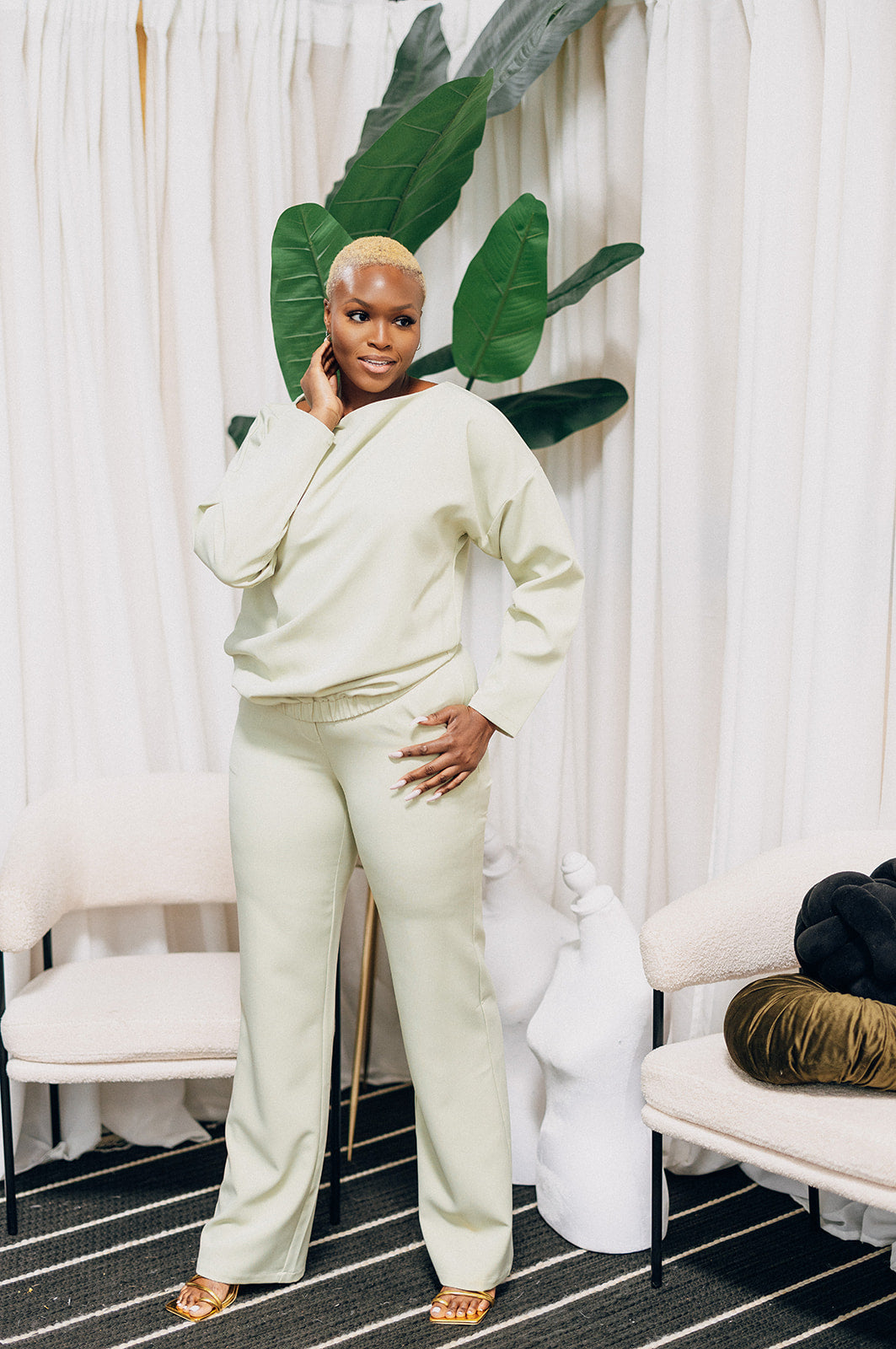 Pleat Front Pants