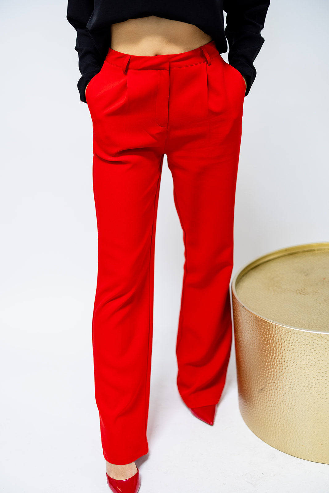 Pleat Front Pants