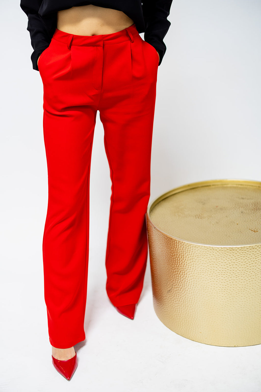 Pleat Front Pants
