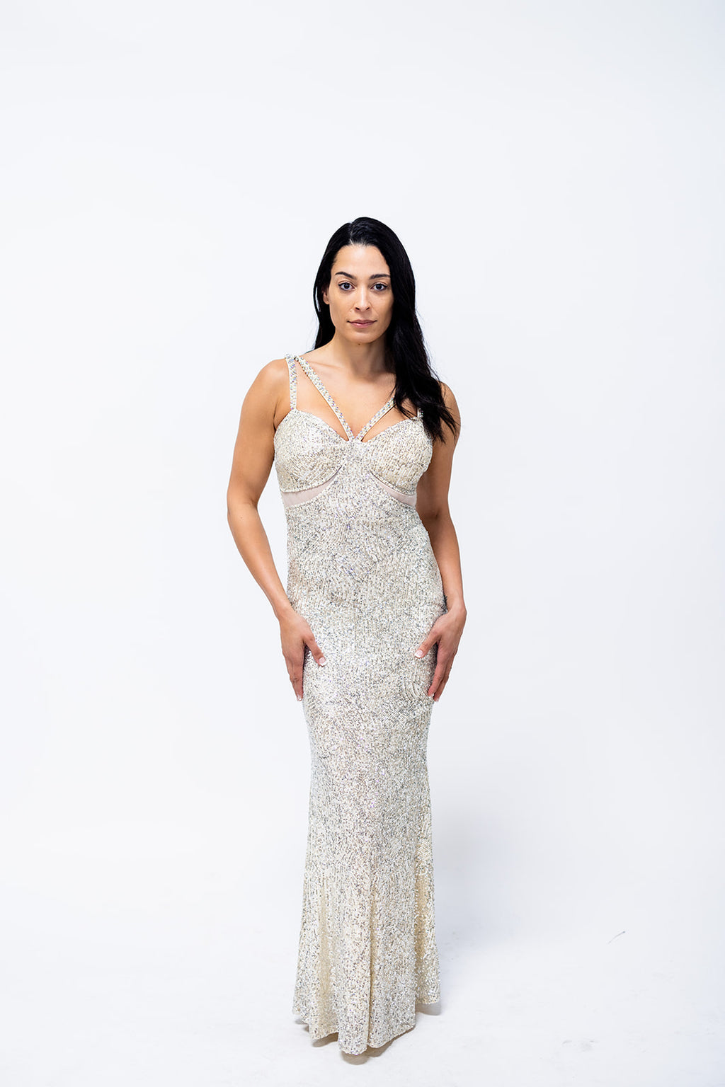 Multi-Strap Dinner Dress