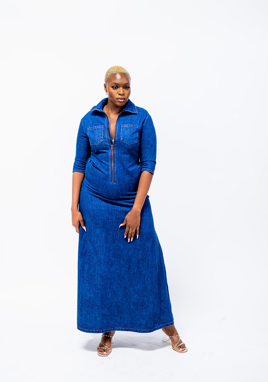 Maxi Denim Dress