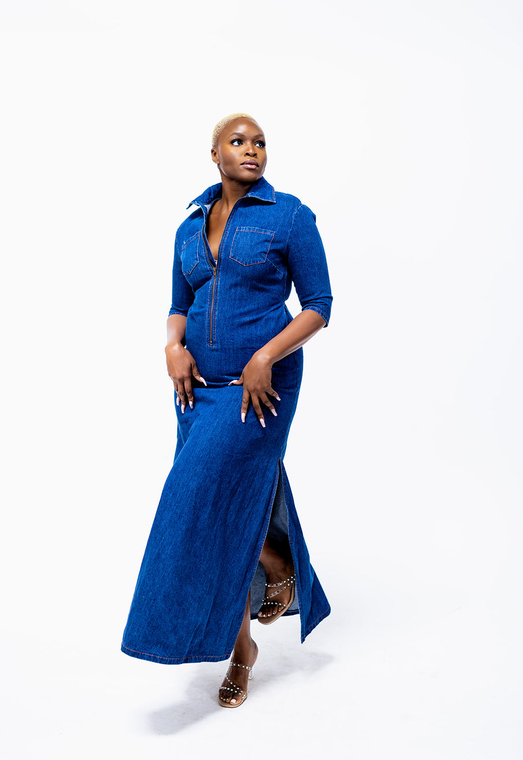 Maxi Denim Dress
