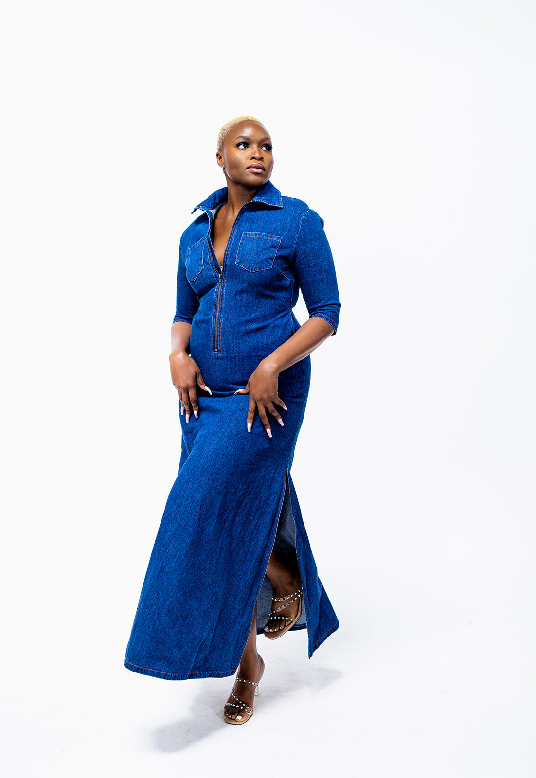 Maxi Denim Dress